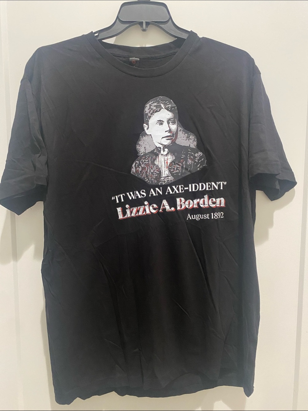 Black 'Lizzie A. Borden' Graphic Tee